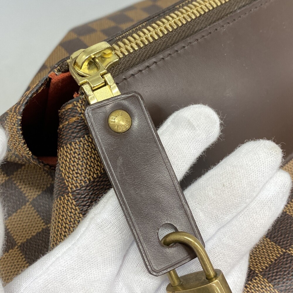 LOUIS VUITTON Brown Damier Boston Bag - Picture 9 of 10